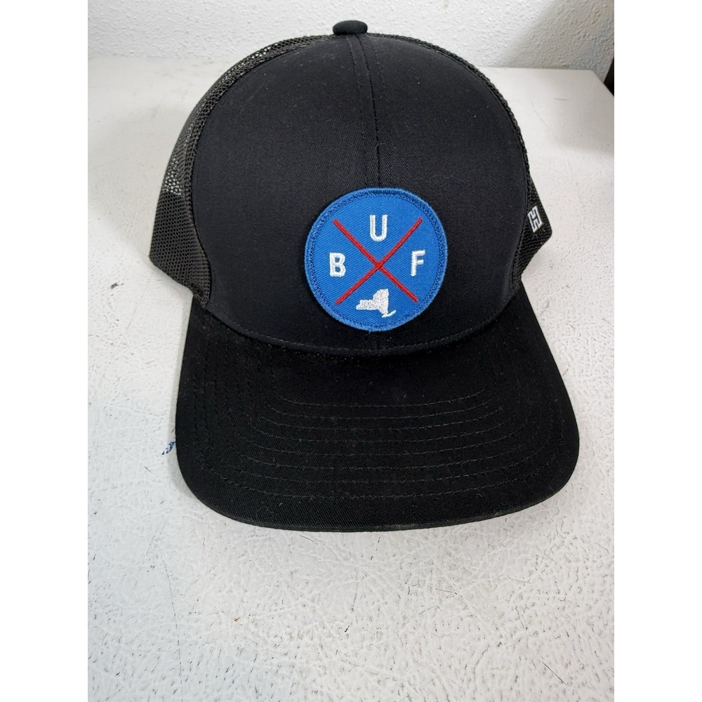 Buffalo Bills SnapBack Trucker Style‎ Hat. Sewn on Patch. Adjustable